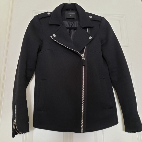 Dorothy Perkins Moto Wool Coat XS - Picture 1 of 7